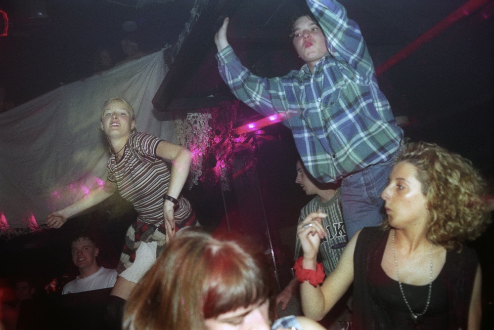 Legendary Techno club, The Orbit at Afterdark, Morley, Leeds, UK 1994 Legendary Techno club, The Orbit at Afterdark, Morley, Leeds, UK 1994