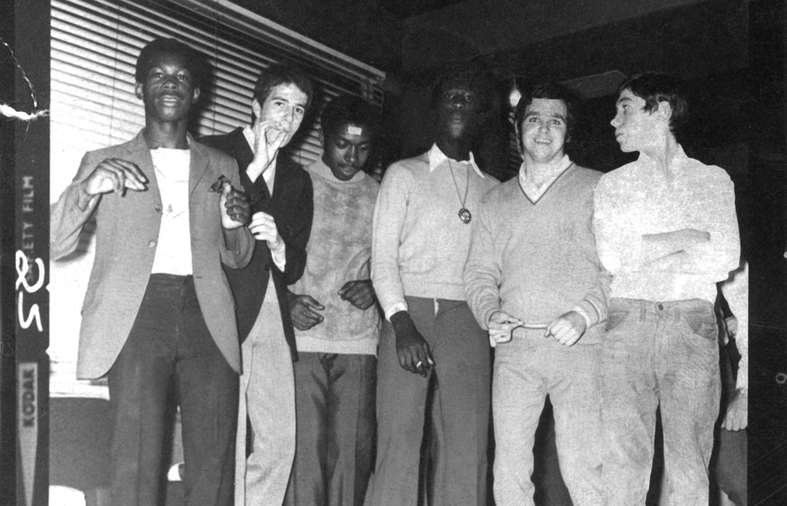 Caxton YC 1969_45 Group of Mods, Skinheads and Rude Boys at youth club and discotheque basement club The Caxton, Pimlico, Westminster, London, UK, 1969.
