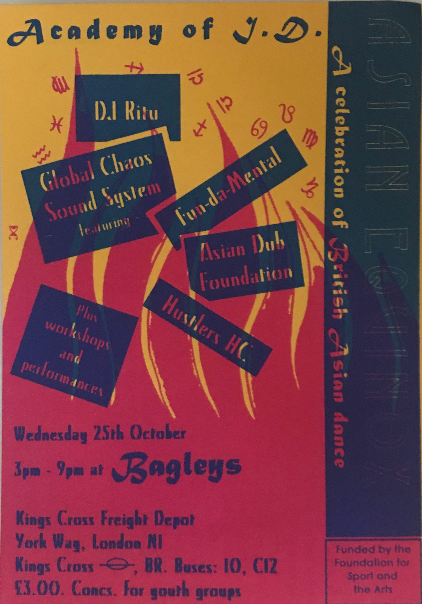 Dj Ritu x ADF x Fun-da-Mental Flyer Dj Ritu x ADF x Fun-da-Mental Flyer